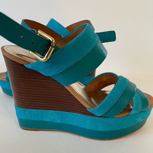 Coach wedge open toe sandals - Picture 3 of 8